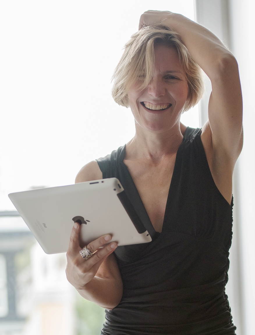 Christine am Tablet Christine am Tablet