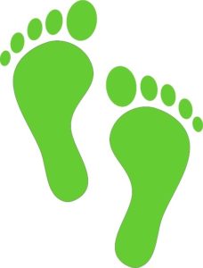 footprints-156111_640 Bild von OpenClipart-Vectors auf Pixabay Schritte zum nachhaltigen Konsum